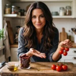 Cherry tomatoes and sun-dried tomatoes
