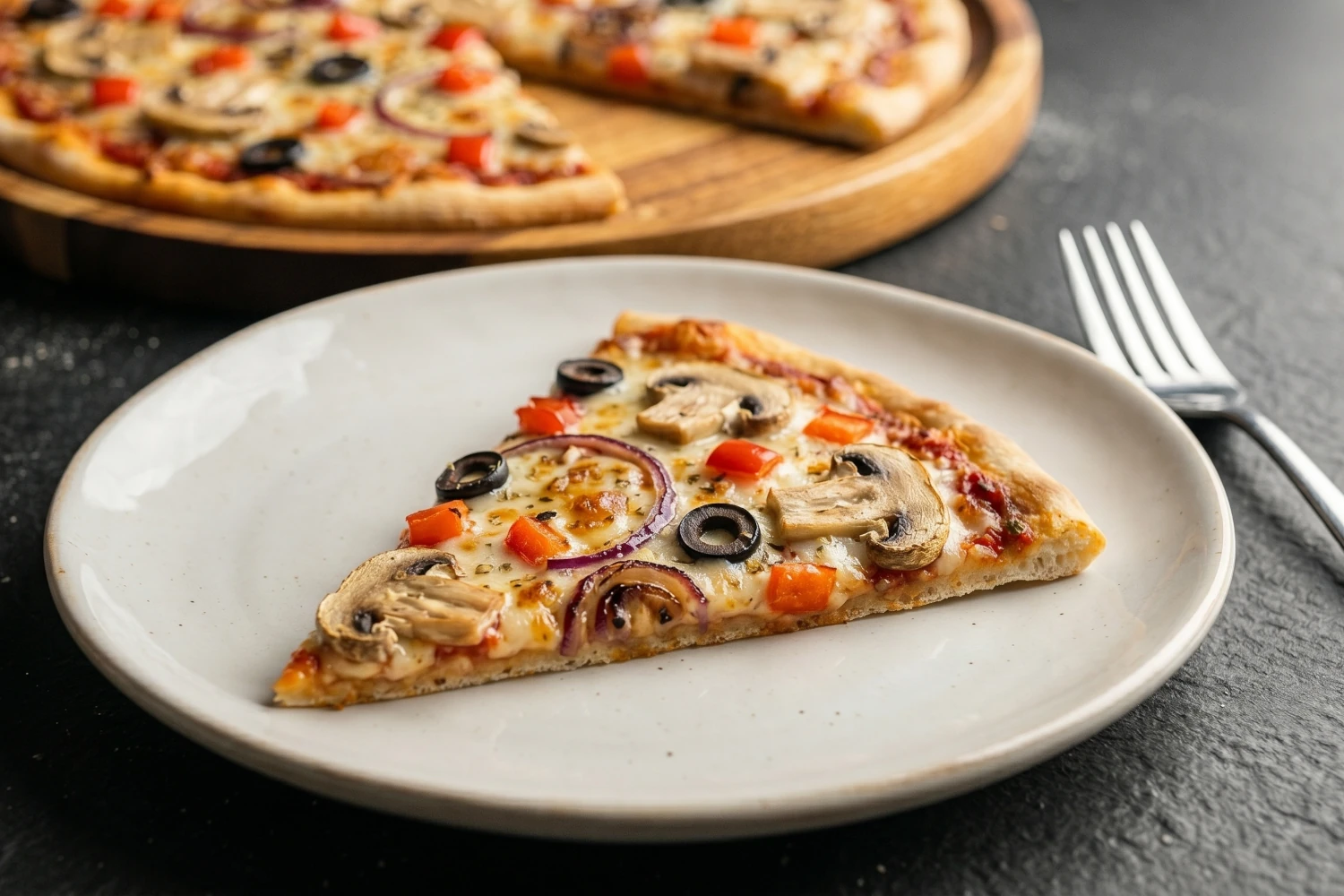 Do What You Olive Pizza on a Plate