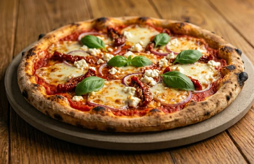 Feta Fiesta pizza by Gia