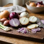 Different types of onions