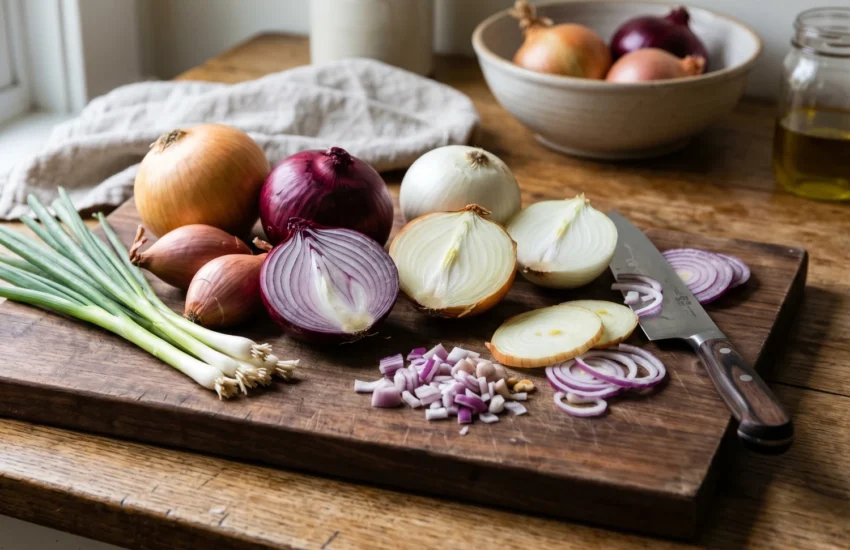 Different types of onions