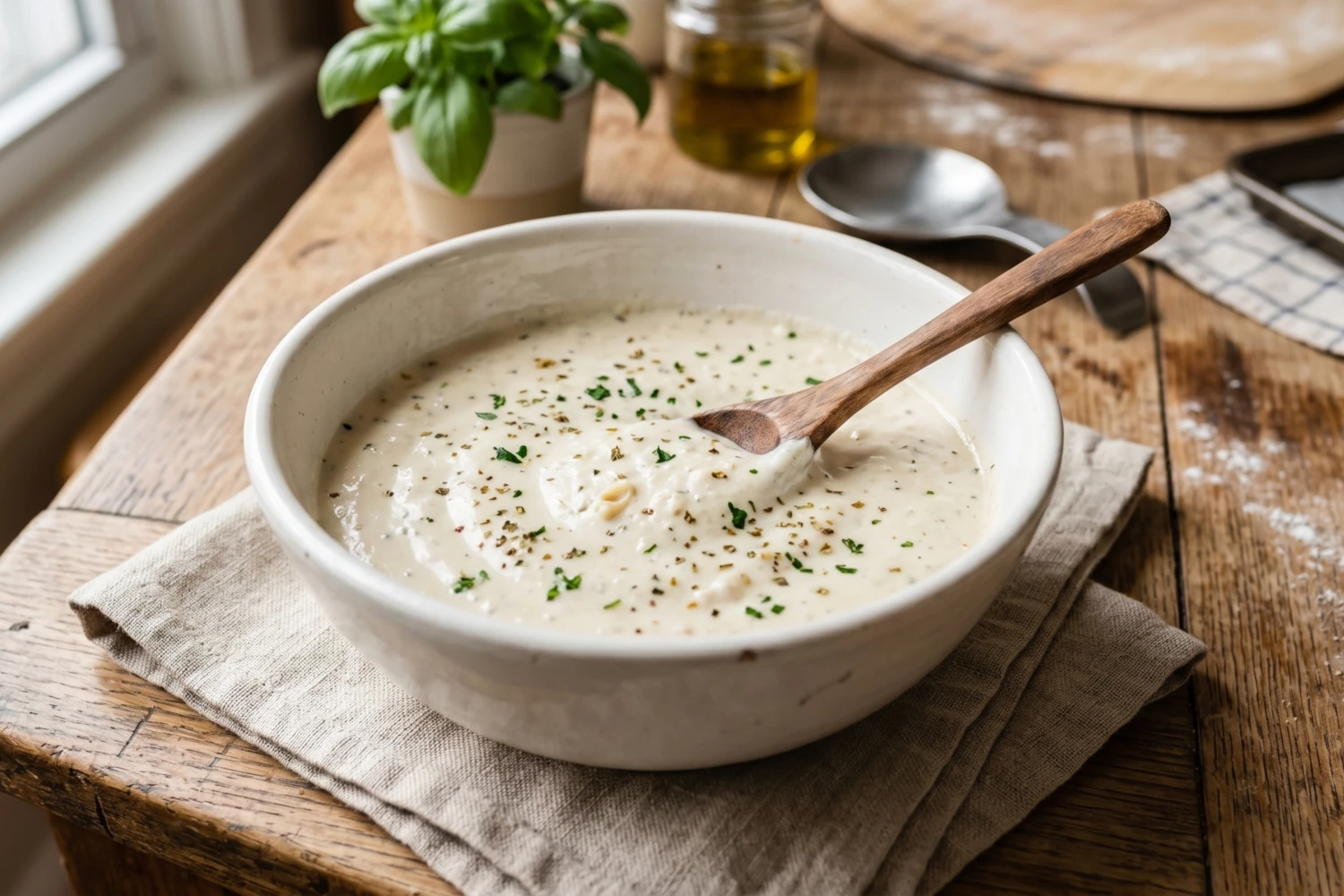 Try This Flavor-Packed White Garlic Pizza Sauce Recipe